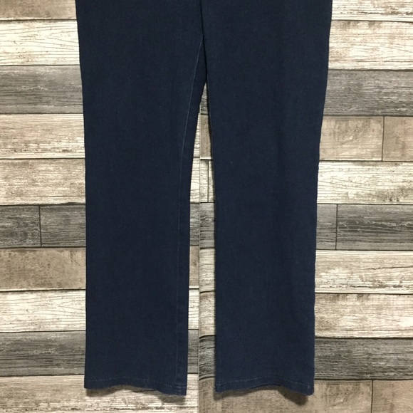 Betabrand Pull On Jeans Straight Women’s XL Petite Dark Wash Blue (Inseam 28.5) - Picture 10 of 10